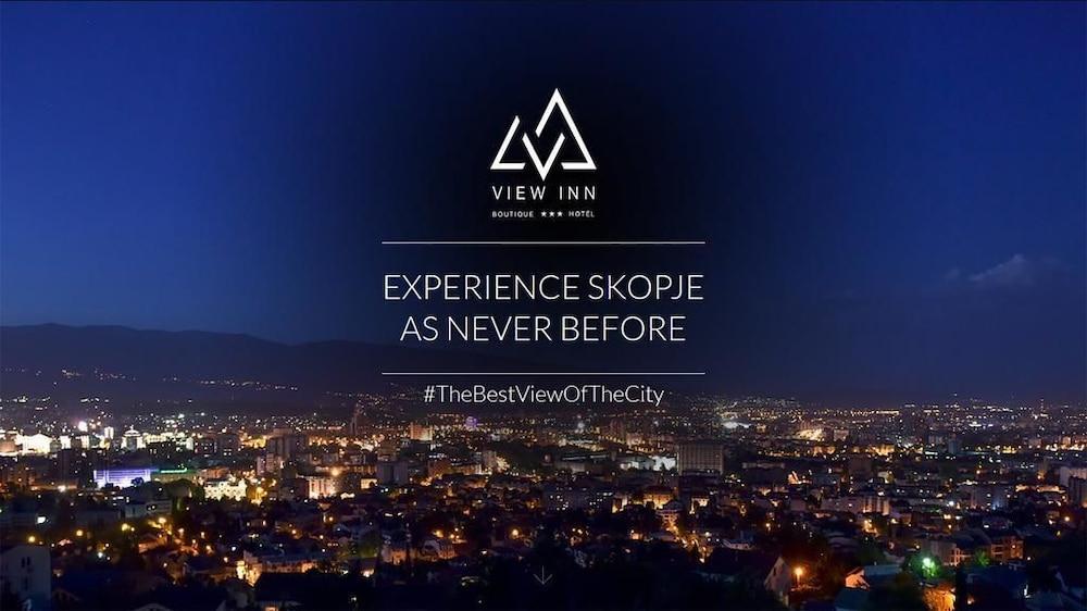 View Inn Boutique Hotel Skopie Exterior foto